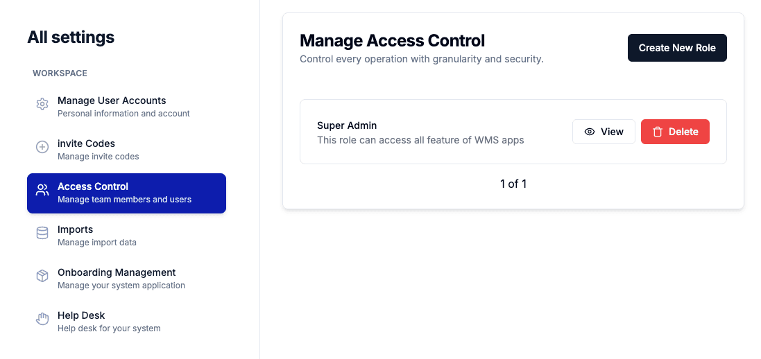 User Access Control